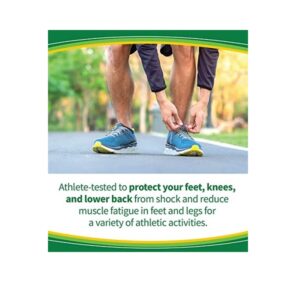 Dr. Scholl's Men's Sport Insoles with Superior Shock Absorption and Arch Support to Reduce Muscle Fatigue and Stress on Lower Body Joints (8-14) - Pack of 2 - Image 6