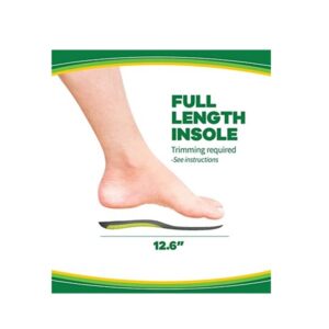 Dr. Scholl's Men's Sport Insoles with Superior Shock Absorption and Arch Support to Reduce Muscle Fatigue and Stress on Lower Body Joints (8-14) - Pack of 2 - Image 7