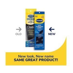 Dr. Scholl’s ODOR-FIGHTING Odor-X Insoles (1 Pair, Pack of 2) All-Day Odor Protection and Sweat Absorption - Image 2
