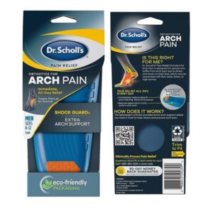 Dr. Scholl's Pain Relief Orthotics For Arch Pain For Men - 1 Pair (Size 8-12) - Image 2