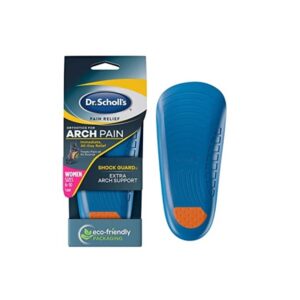Dr. Scholl's Pain Relief Orthotics For Arch Pain For Women, 1 Pair, Size 6-10 - Image 1