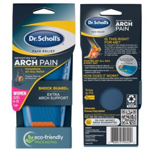 Dr. Scholl's Pain Relief Orthotics For Arch Pain For Women, 1 Pair, Size 6-10 - Image 2