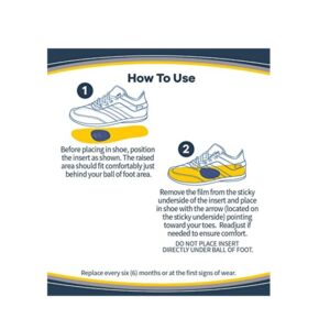 Dr. Scholls Pain Relief Orthotics for Ball of Foot Pain, 1 Pair - One Size Fits All - Image 5