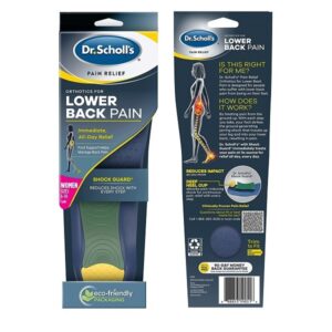 Dr. Scholls Pain Relief Orthotics for Lower Back Pain for Women1 PairSize 6-10 - Image 2