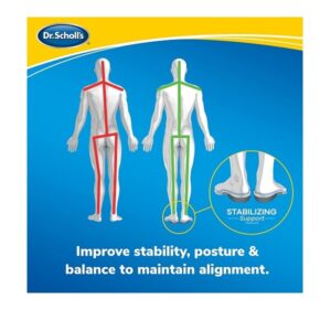 Dr. Scholl's Stabilizing Support Insole with Motion Control, Improves Posture, Arch Support and Balance (Men's 8-14) - Image 3