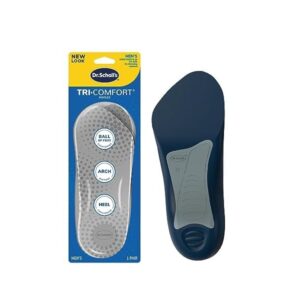 Dr. Scholl's Tri-Comfort Insoles Comfort for Heel, Arch and Ball of Foot with Targeted Cushioning and Arch Support (for Men's 8-14, Also Available Women's 6-10) - Image 2