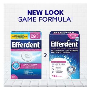 Efferdent Original Anti-Bacterial Denture Cleanser (Tablets, 126 Count) - Image 2