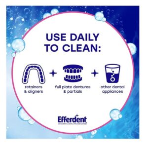 Efferdent Original Anti-Bacterial Denture Cleanser (Tablets, 126 Count) - Image 4