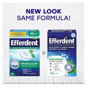 Efferdent Plus Mint Denture Cleanser Tablets 90 ea - Image 2