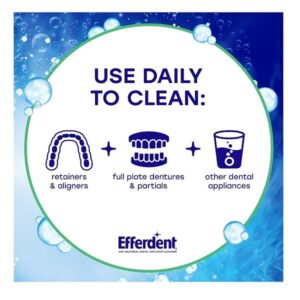 Efferdent Plus Mint Denture Cleanser Tablets 90 ea - Image 4