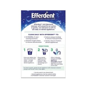 Efferdent Plus Mint Denture Cleanser Tablets 90 ea - Image 5