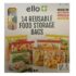 Ello reusable food storage bags - 14 bags