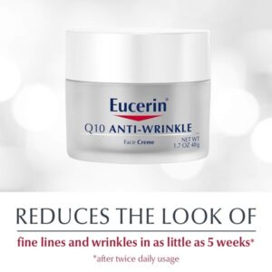 Eucerin Q10 Anti-Wrinkle Sensitive Skin Creme, 1.7 Ounce Jar - Image 5