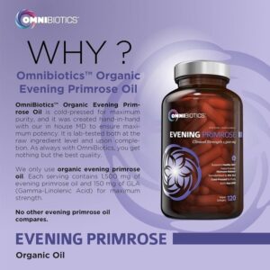 Evening Primrose Oil Capsules 1,500 mg Clinical Strength Vegan Softgels - Image 6