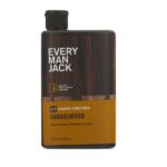 Every Man Jack Daily Shampoo+Conditioner for All hair types, Sandalwood, 13.5 Fluid Ounce - Image 2