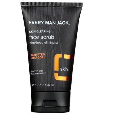 Every Man Jack Skin Clearing Face Scrub, Fragrance Free, 4.2 Fluid Ounce