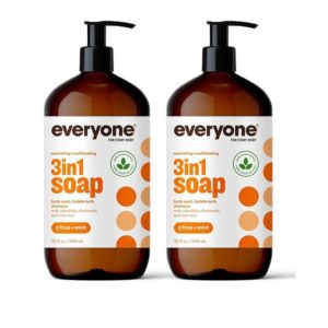 Everyone 3-In-1 Soap, Citrus plus Mint, 32 oz, 2 Count - Image 1