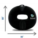 Extra Thick Donut Memory Foam Seat Cushion by FOMI Care | 18" x 16" x 3.5" | Large Tailbone Pillow for Car, Truck, Office Chair, Wheelchair | Back, Bed Sores, Coccyx, Hemorrhoid, Sciatica Pain Relief - Image 5