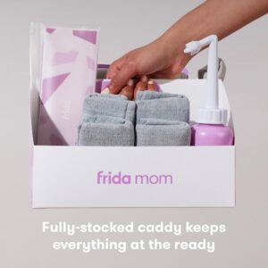 Frida Mom C-Section Recovery Kit for Labor, Delivery, & Postpartum| Socks, Peri Bottle, Disposable Underwear, Abdominal Support Binder, Shower Wipes, Silicone Scar Patches, Toiletry Bag - Image 5