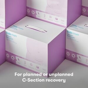 Frida Mom C-Section Recovery Kit for Labor, Delivery, & Postpartum| Socks, Peri Bottle, Disposable Underwear, Abdominal Support Binder, Shower Wipes, Silicone Scar Patches, Toiletry Bag - Image 6