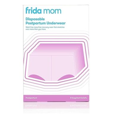 Frida Mom Disposable High Waist C-Section Postpartum Underwear | Super Soft, Stretchy, Breathable, Wicking, Latex-Free, Regular (8 Count)