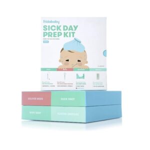 FridaBaby Baby's Sick Day Prep Kit - Includes NoseFrida Nasal Aspirator, Medifrida Pacifier Medicine Dispenser, Breathe Frida Vapor Chest Rub , Snot Wipes - Image 3