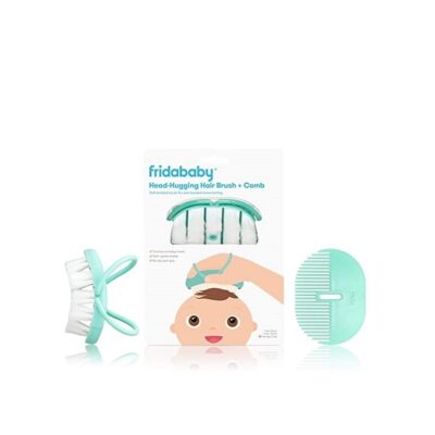 FridaBaby Infant Head-Hugging Hairbrush + Styling Comb Set, from The Makers of NoseFrida