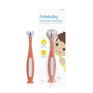 FridaBaby Triple-Angle Toothhugger Training Toothbrush for Toddler Oral Care - Image 1