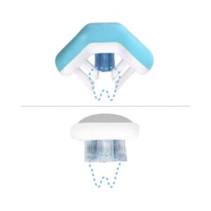 FridaBaby Triple-Angle Toothhugger Training Toothbrush for Toddler Oral Care Blue - Image 4