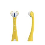 FridaBaby Triple-Angle Toothhugger Training Toothbrush for Toddler Oral Care, Yellow - Image 3