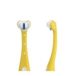 FridaBaby Triple-Angle Toothhugger Training Toothbrush for Toddler Oral Care, Yellow - Image 4