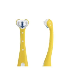 FridaBaby Triple-Angle Toothhugger Training Toothbrush for Toddler Oral Care, Yellow - Image 4