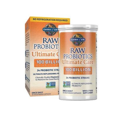 Garden Of Life - Raw Probiotics Ultimate Care 100 Billion Cfu 30 Vegetarian 181795