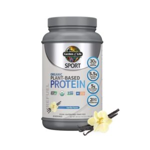 Garden of Life Sport organic plant based protein powder vanilla flavour 806g