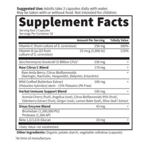 Garden of Life, Herbal Immune Balance, Sinus, 60 Vegetarian Capsules - Image 4