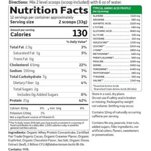 Garden of Life -Organic Whey Protein Powder Grass Fed Chocolate 14.03 oz (379.5 g) - Image 3