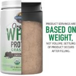 Garden of Life -Organic Whey Protein Powder Grass Fed Chocolate 14.03 oz (379.5 g) - Image 5