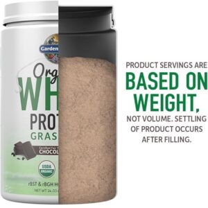 Garden of Life -Organic Whey Protein Powder Grass Fed Chocolate 14.03 oz (379.5 g) - Image 5
