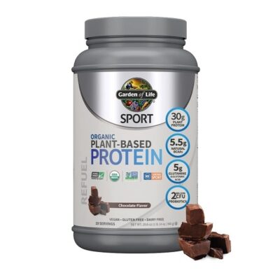 Garden of Life Sport organic plant based protein powder chocolate flavour 840g