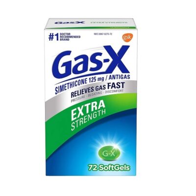 Gas-X Antigas, Extra Strength, 125 mg, 72 Softgels