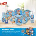 Glad for Kids Paw Patrol Paper Cups Disposable Paper Cups with Paw Patrol Design for Kids Heavy Duty Disposable Paper Cups for Everyday Use and All Occasions 9 Ounces, Blue, 20 Count - Image 5