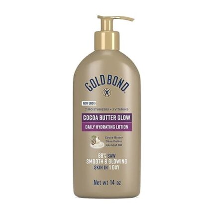Gold Bond Cocoa Butter Glow Lotion 14oz
