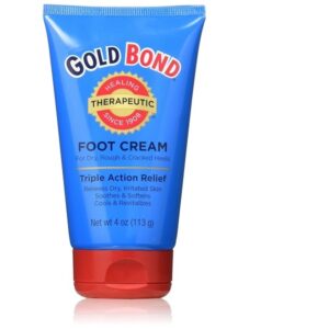 Gold Bond Foot Cream Triple Action 4 Ounce (2 Pack)