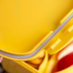 Good Banana Burger Kids Children’s Lunch Box - Leak-Proof, 4-Compartment Bento-Style Kids Lunch Box - Ideal Portion Sizes for Ages 3 to 7 - BPA-Free, Food-Safe Materials (Burger) - Image 6