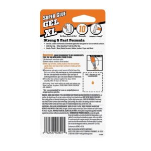 Gorilla 102433 XL Super Glue Gel, 1-Pack, Clear - Image 2
