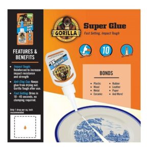 Gorilla 7400202 XL Super Glue, 1 Pack, Clear - Image 3