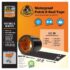 Gorilla Waterproof Patch & Seal Tape 4" x 10' Black, (Pack of 2) - Image 2