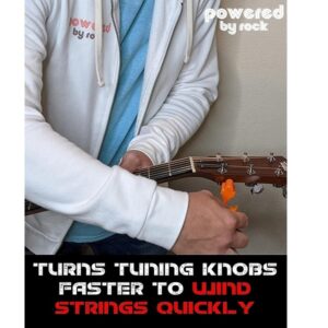 Guitar String Winder, String Cutter and Bridge Pin Puller - 3-in-1 Guitar Tool for Acoustic and Electric Guitars - Wind Guitar Strings Quickly - Cut Excess String Off - Pull Pins Out Easily - Image 4