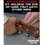 Guitar String Winder, String Cutter and Bridge Pin Puller - 3-in-1 Guitar Tool for Acoustic and Electric Guitars - Wind Guitar Strings Quickly - Cut Excess String Off - Pull Pins Out Easily - Image 5