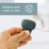 Haven Toothbrush Cover Family Pack - Fits Electronic and Manual Toothbrushes - Travel Toothbrush Case Holders - Set of 6 Tooth Brush Protectors (White, Blue, Purple, Coral, Teal, Charcoal Gray) - Image 2